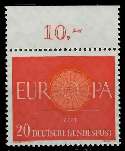BRD BUND 1960 Nr 338 postfrisch ORA 7E8736