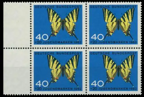 BRD 1962 Nr 379 postfrisch VIERERBLOCK SRA 7E8986