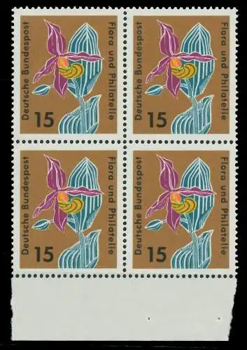 BRD 1963 Nr 393 postfrisch VIERERBLOCK URA 7EAB5A