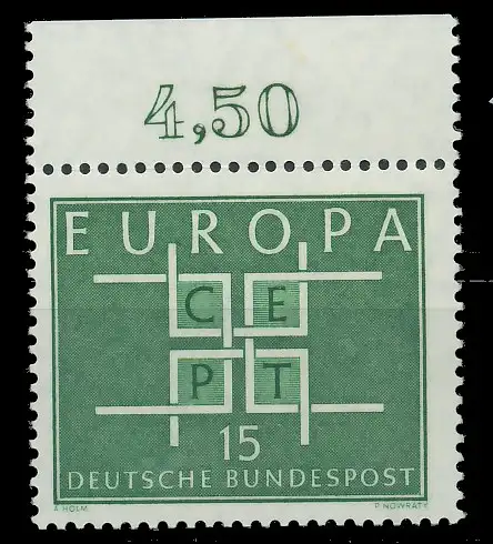 BRD BUND 1963 Nr 406 postfrisch ORA 7EACF6