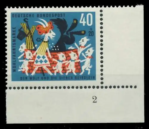 BRD 1963 Nr 411 postfrisch FORMNUMMER 2 7EAD7E
