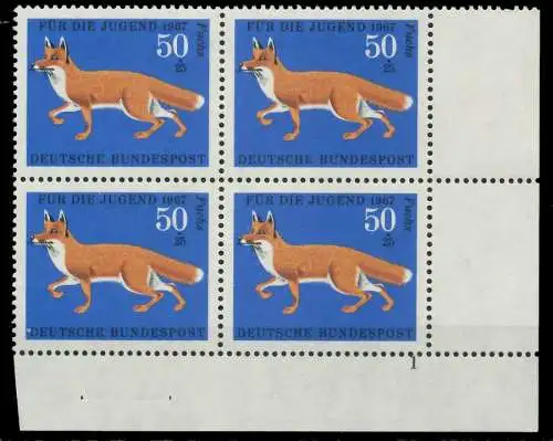 BRD 1967 Nr 532 postfrisch FORMNUMMER 1 7EAFFE