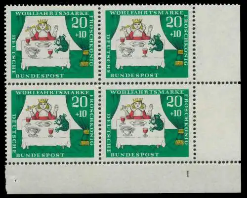 BRD 1966 Nr 524 postfrisch VIERERBLOCK FORMNUMMER 1 7EB00A