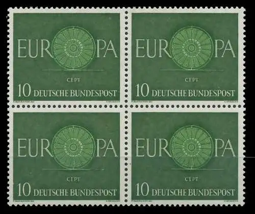 BRD BUND 1960 Nr 337 postfrisch VIERERBLOCK 7EB03A