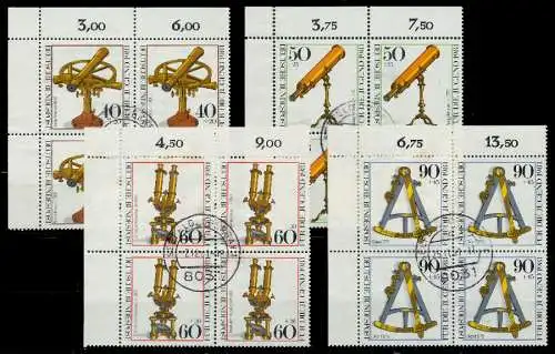 BRD 1981 Nr 1090-1093 zentrisch gestempelt VIERERBLOCK ECKE- 7EB076