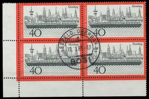 BRD 1973 Nr 761 zentrisch gestempelt VIERERBLOCK ECKE-ULI 7EB0DA