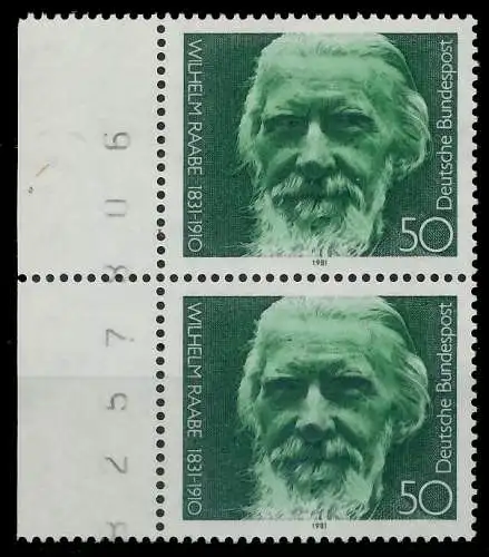 BRD 1981 Nr 1104 postfrisch SENKR PAAR SRA 7EC9B6