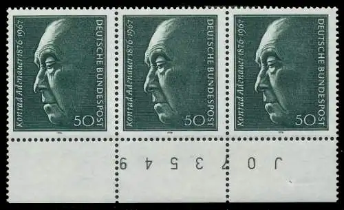 BRD BUND 1976 Nr 876 postfrisch 3ER STR URA 7EC9CE