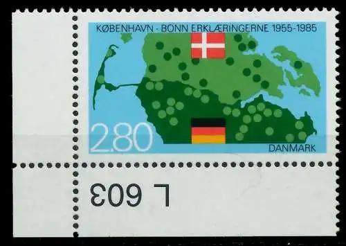 DÄNEMARK 1985 Nr 829 postfrisch ECKE-ULI 7EC9DA