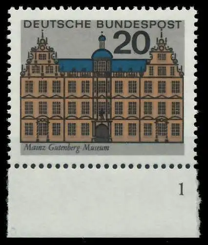 BRD 1964 Nr 422 postfrisch FORMNUMMER 1 7ECB1E
