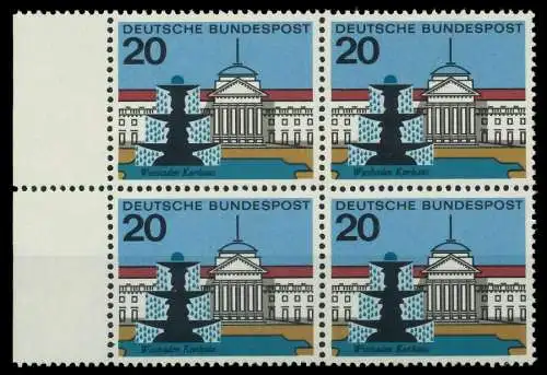 BRD 1964 Nr 420 postfrisch VIERERBLOCK SRA 7ECBE2