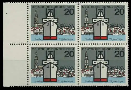 BRD 1964 Nr 417 postfrisch VIERERBLOCK SRA 7ECBFA