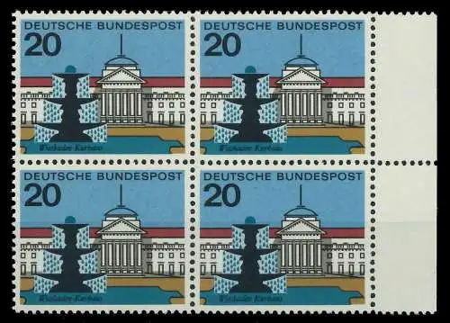 BRD 1964 Nr 420 postfrisch VIERERBLOCK SRA 7ECC0A