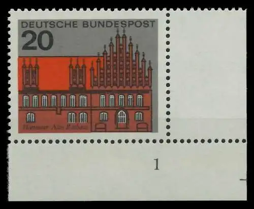 BRD 1964 Nr 416 postfrisch FORMNUMMER 1 7ECC2A