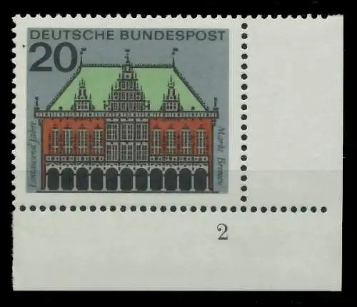 BRD 1964 Nr 425 postfrisch FORMNUMMER 2 7ECC6A