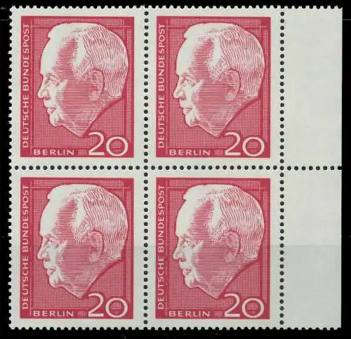 BERLIN 1964 Nr 234 postfrisch VIERERBLOCK SRA 7ECCBE