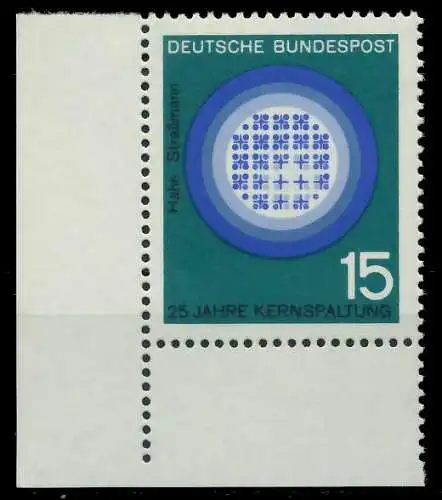 BRD 1964 Nr 441 postfrisch ECKE-ULI 7ECE1E