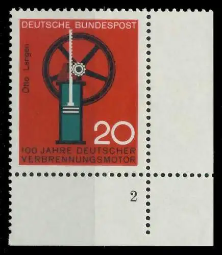 BRD 1964 Nr 442 postfrisch FORMNUMMER 2 7ECE7A