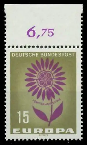 BRD BUND 1964 Nr 445 postfrisch ORA 7ECEDA