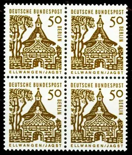 BERLIN DS D-BAUW. 1 Nr 246 postfrisch VIERERBLOCK S58A57E