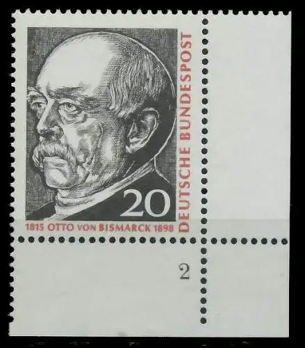 BRD 1965 Nr 463 postfrisch FORMNUMMER 2 7EF152