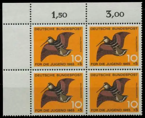 BRD 1965 Nr 464 postfrisch VIERERBLOCK ECKE-OLI 7EF17E