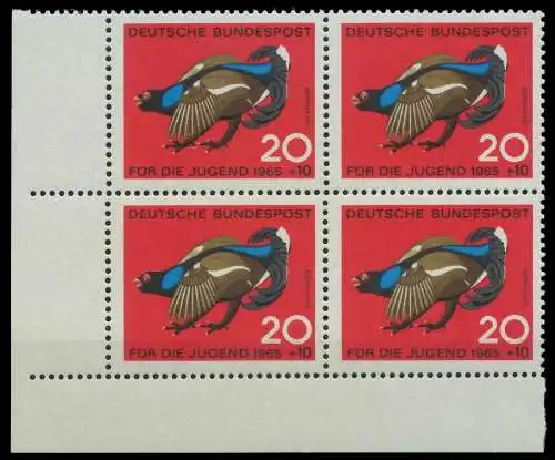 BRD 1965 Nr 466 postfrisch VIERERBLOCK ECKE-ULI 7EF1EA
