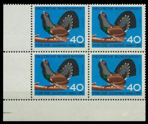 BRD 1965 Nr 467 postfrisch VIERERBLOCK ECKE-ULI 7EF1EE