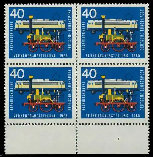 BRD 1965 Nr 472 postfrisch VIERERBLOCK URA 7EF336