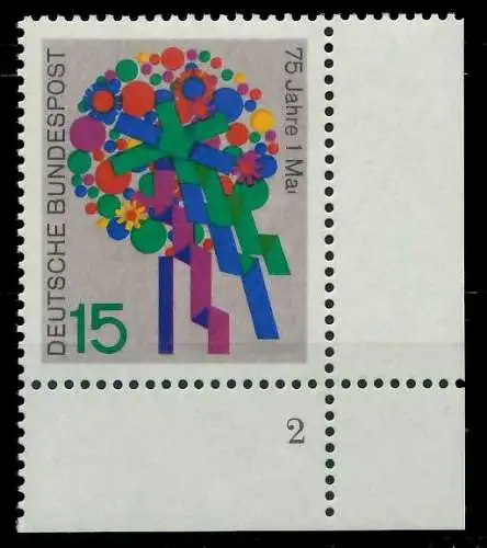 BRD 1965 Nr 475 postfrisch FORMNUMMER 2 7EF34A