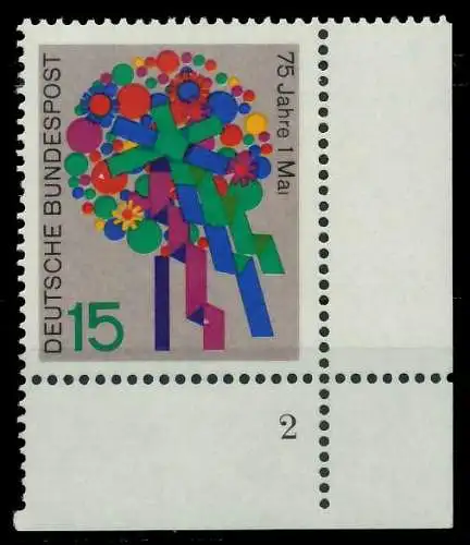 BRD 1965 Nr 475 postfrisch FORMNUMMER 2 7EF34E