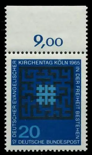BRD 1965 Nr 480 postfrisch ORA 7EF406