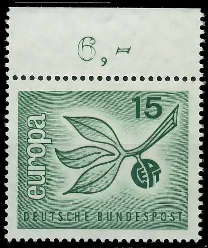 BRD BUND 1965 Nr 483 postfrisch ORA 7EF44A