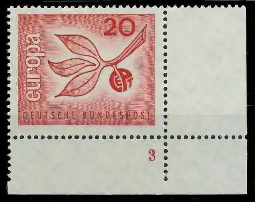 BRD BUND 1965 Nr 484 postfrisch FORMNUMMER 3 7EF45E