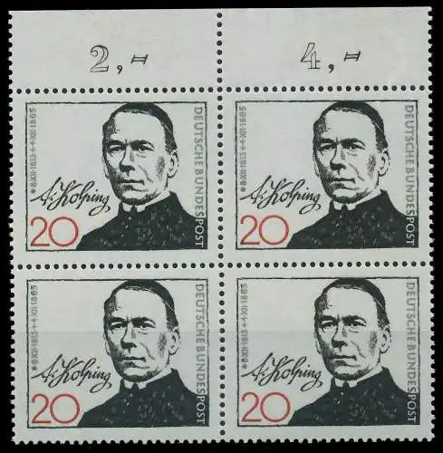 BRD 1965 Nr 477 postfrisch VIERERBLOCK ORA 7EF53A