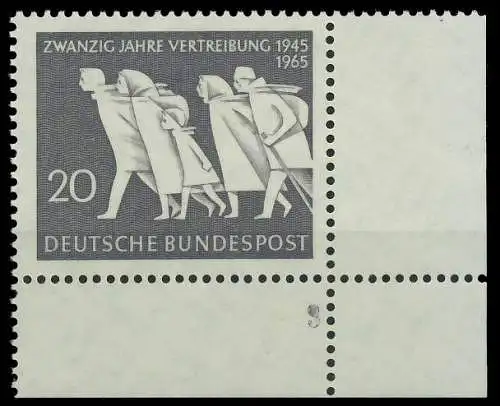 BRD 1965 Nr 479 postfrisch FORMNUMMER 3 7EF542