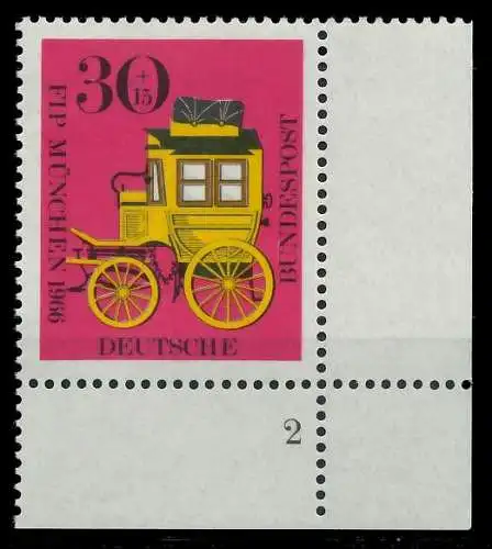 BRD 1966 Nr 516 postfrisch FORMNUMMER 2 7EF6C6