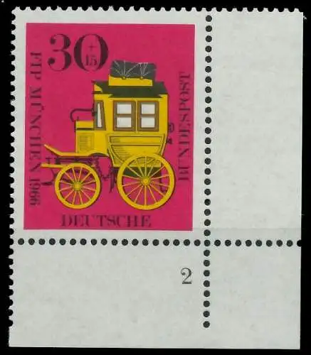 BRD 1966 Nr 516 postfrisch FORMNUMMER 2 7EF6CA