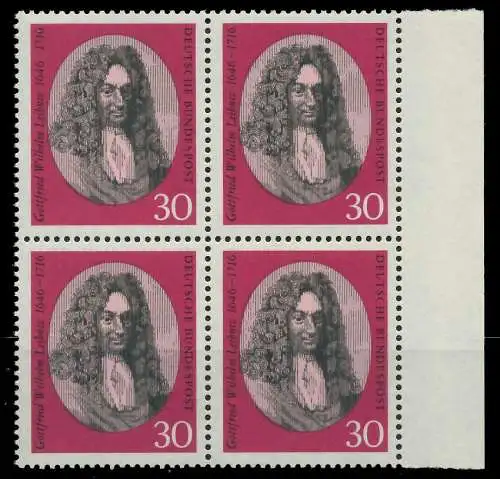 BRD 1966 Nr 518 postfrisch VIERERBLOCK SRA 7EF6DA