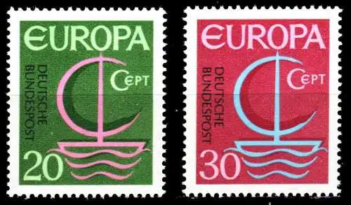 BRD BUND 1966 Nr 519-520 postfrisch S5991AA