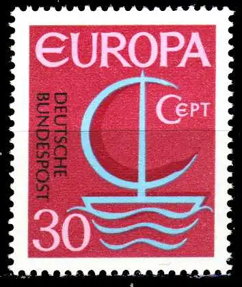 BRD BUND 1966 Nr 520 postfrisch S5991E6