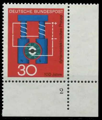 BRD 1966 Nr 522 postfrisch FORMNUMMER 2 7EF7AA