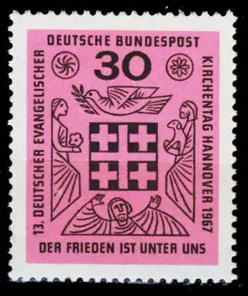 BRD 1967 Nr 536 postfrisch S59946E