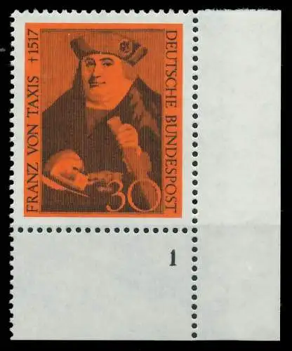 BRD 1967 Nr 535 postfrisch FORMNUMMER 1 7F09CE