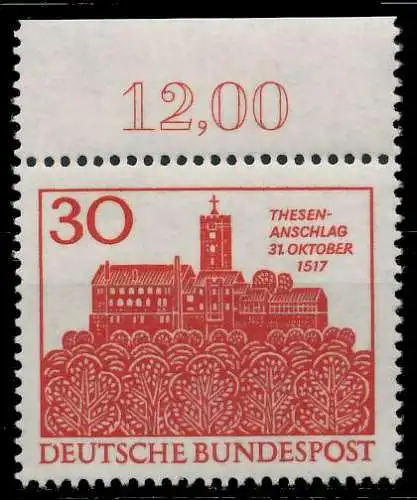 BRD BUND 1967 Nr 544 postfrisch ORA 7F0AEA