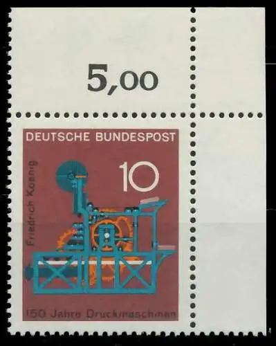 BRD 1968 Nr 546 postfrisch ECKE-ORE 7F0B66