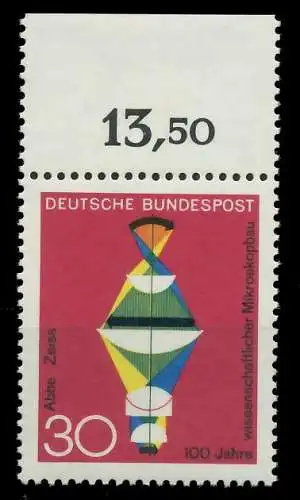 BRD 1968 Nr 548 postfrisch ORA 7F0BC2