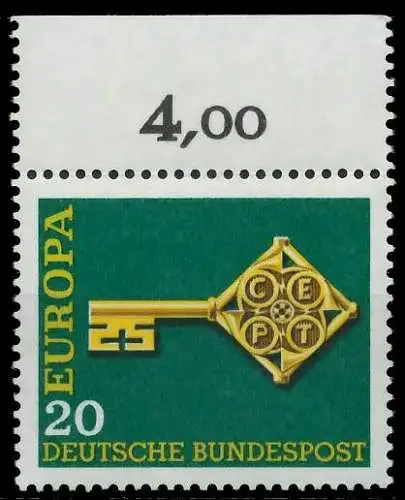 BRD BUND 1968 Nr 559 postfrisch ORA 7F0D42