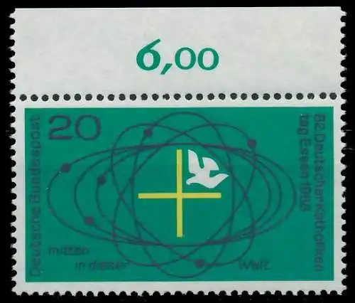 BRD 1968 Nr 568 postfrisch ORA 7F0E7A