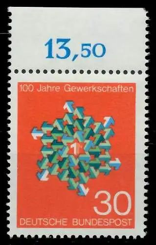 BRD 1968 Nr 570 postfrisch ORA 7F0EC6